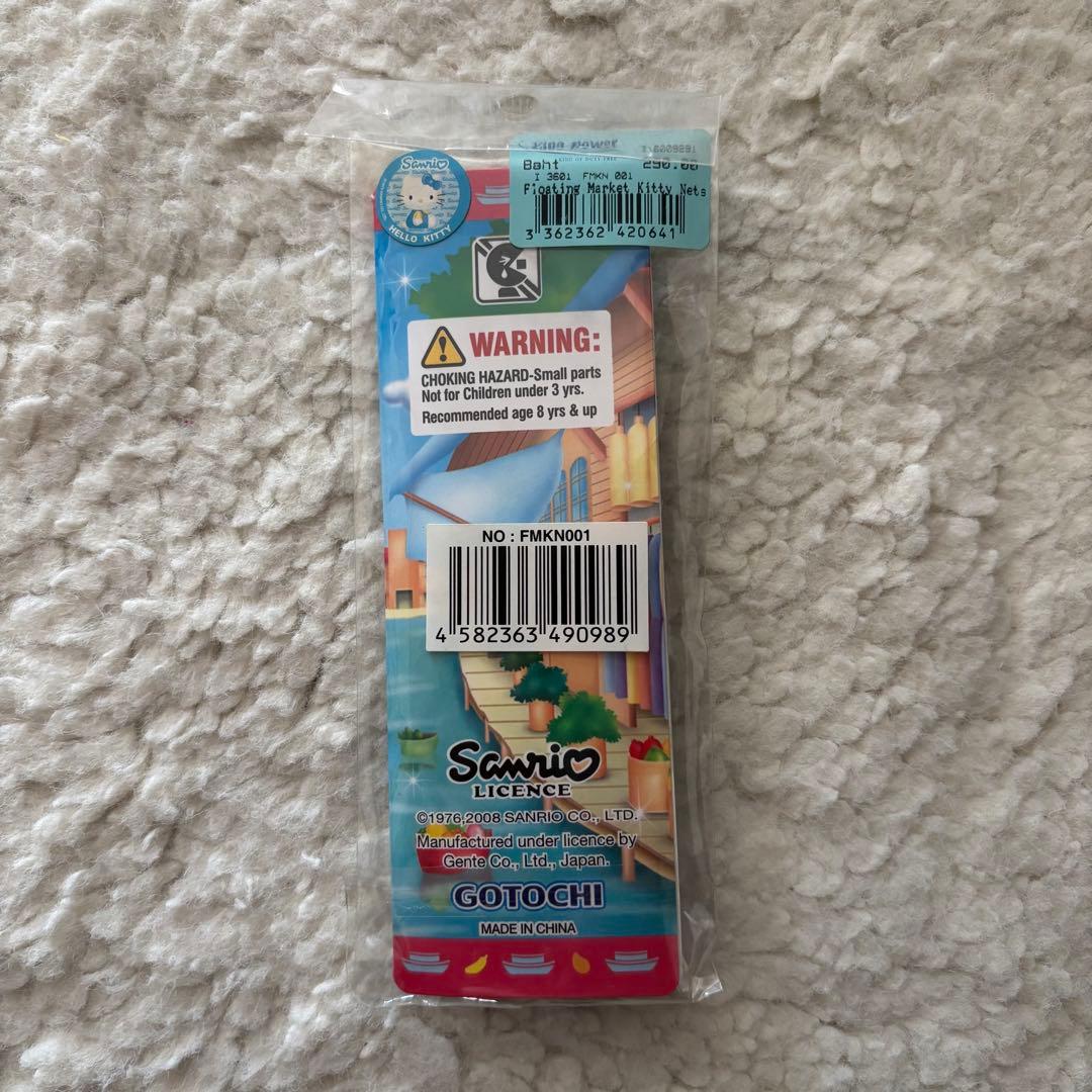 【レア】ハローキティ　ご当地キティ 根付け ストラップ タイ 水上マーケット