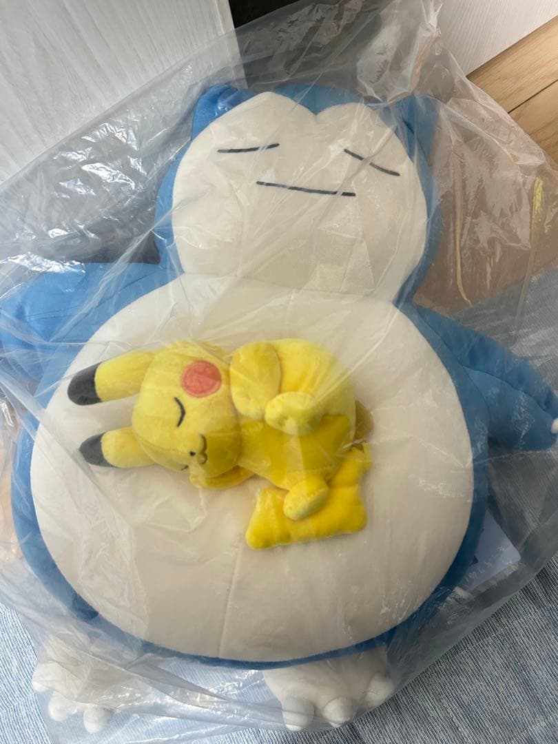 ぬいぐるみ Pokémon Sleep おやすみカビゴンピカチュウ