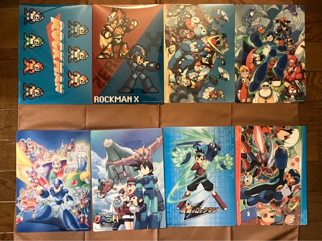 ロックマン B5下敷き コンプリートセット POP UP SHOP in マルイ