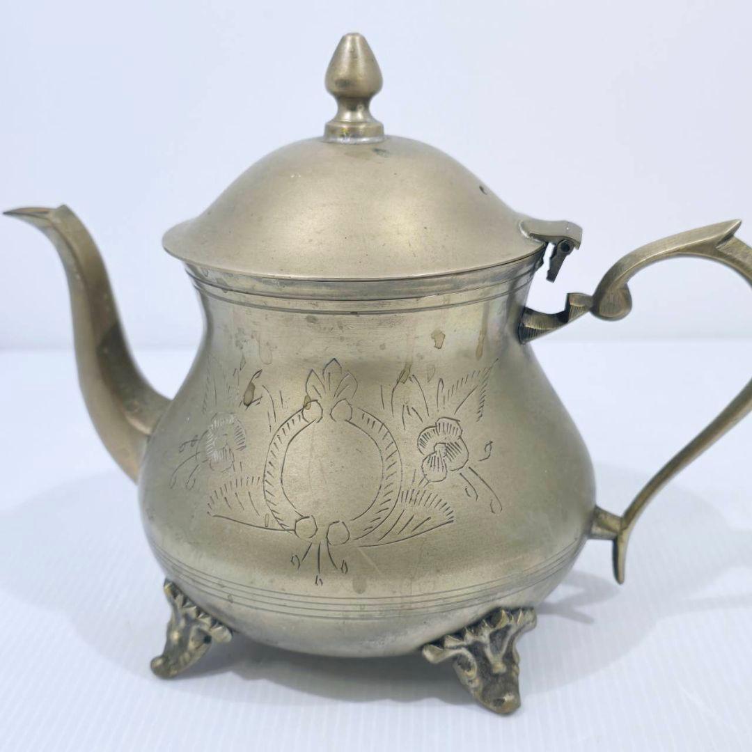 真鍮製 ティーセット シュガーボウル ゴブレット インテリア サウジアラビア