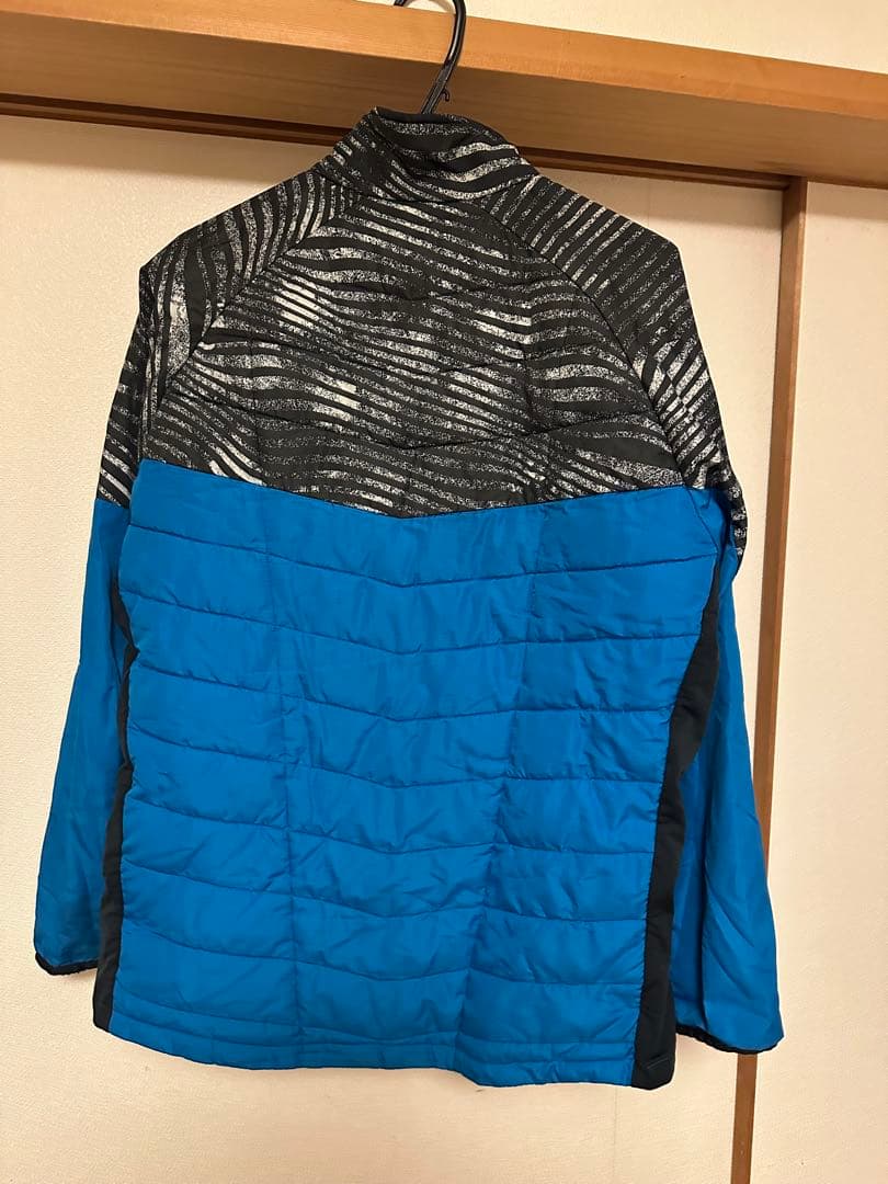 Mizuno テックフィルジャケット　青黒Ｌサイズ
