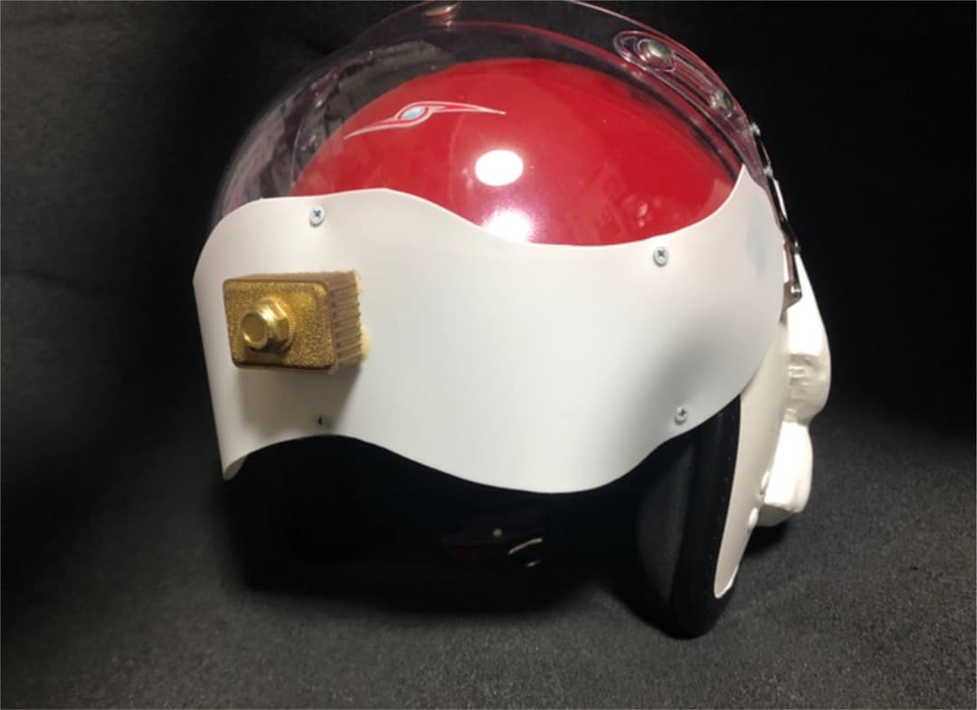 ウルトラセブン　ウルトラ警備隊　ヘルメット　1/1スケール　コスプレ　自作