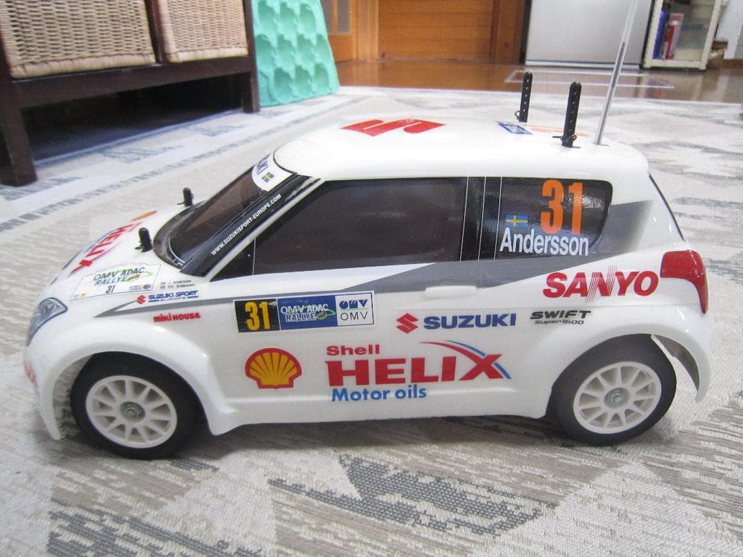 完動作品 1/10 タミヤ M-03M シャーシ 2.4Ghz スイフトJWRC