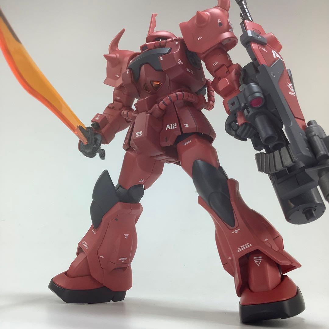 HGUC MS-07B-3 グフ・カスタム【シャア・アズナブル仕様】塗装済完成品