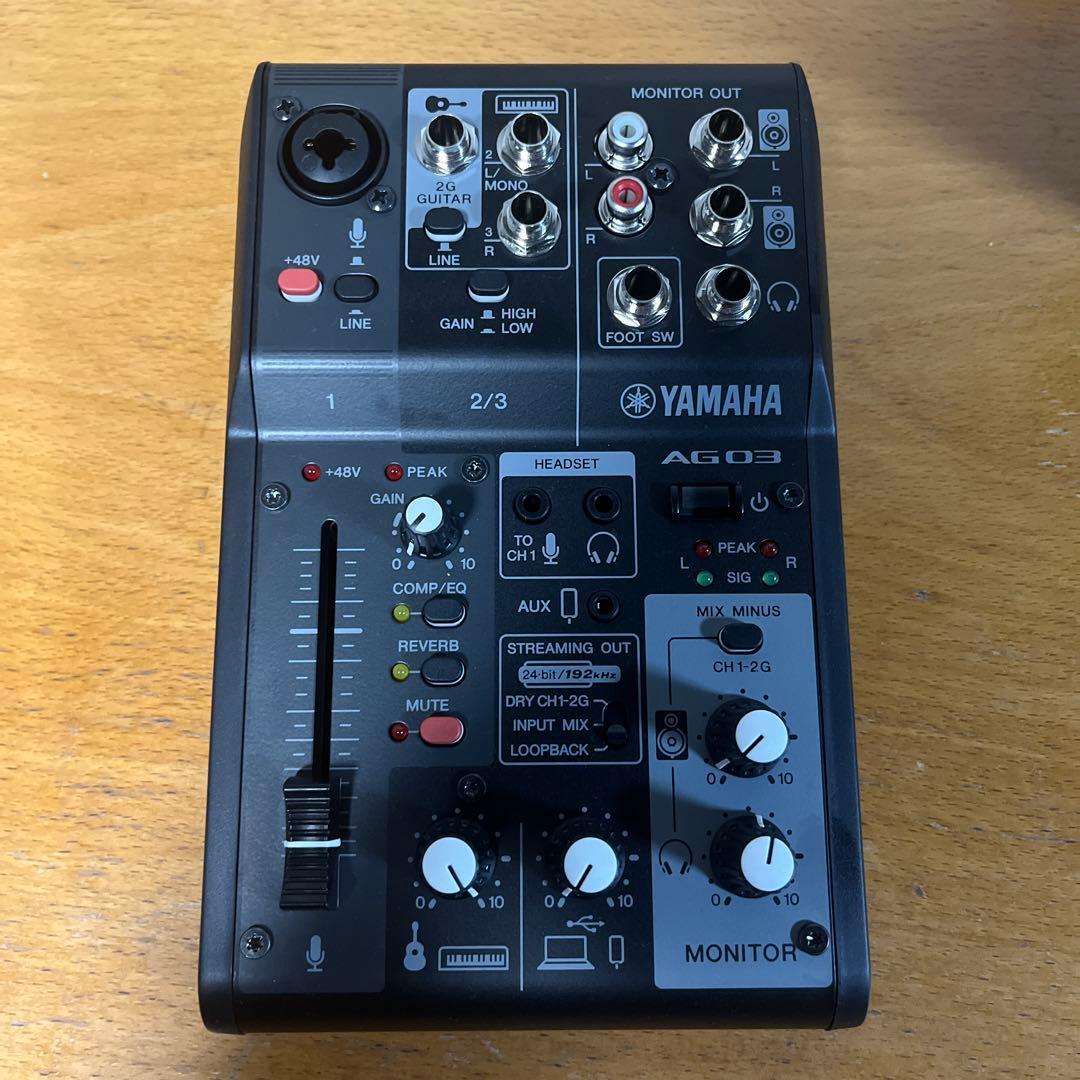 YAMAHA AG03 オーディオインターフェイス　本体