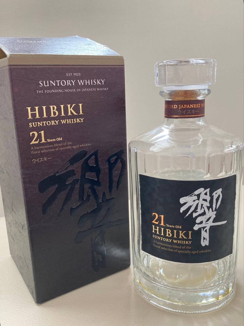 山崎18年＆響 21年 空き瓶3本セット