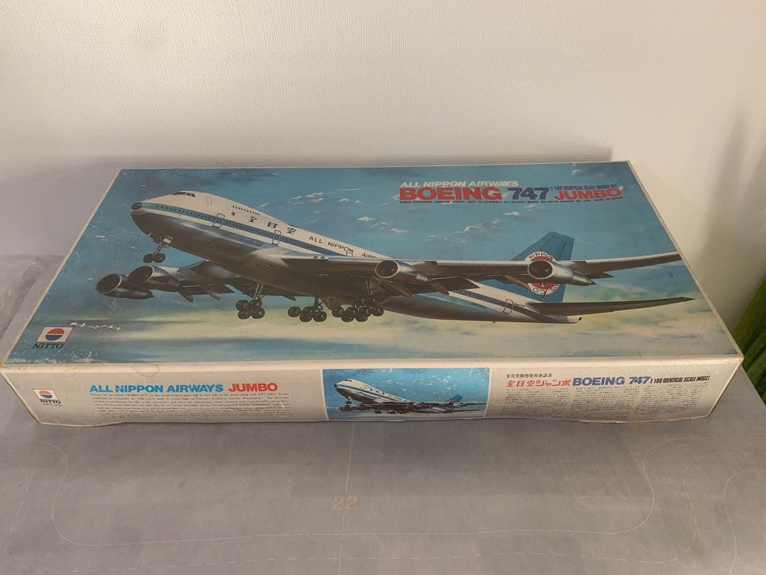 メル４２６１０に変更‼️全日空Ｂ７４７－１００プラモデルキット中古品