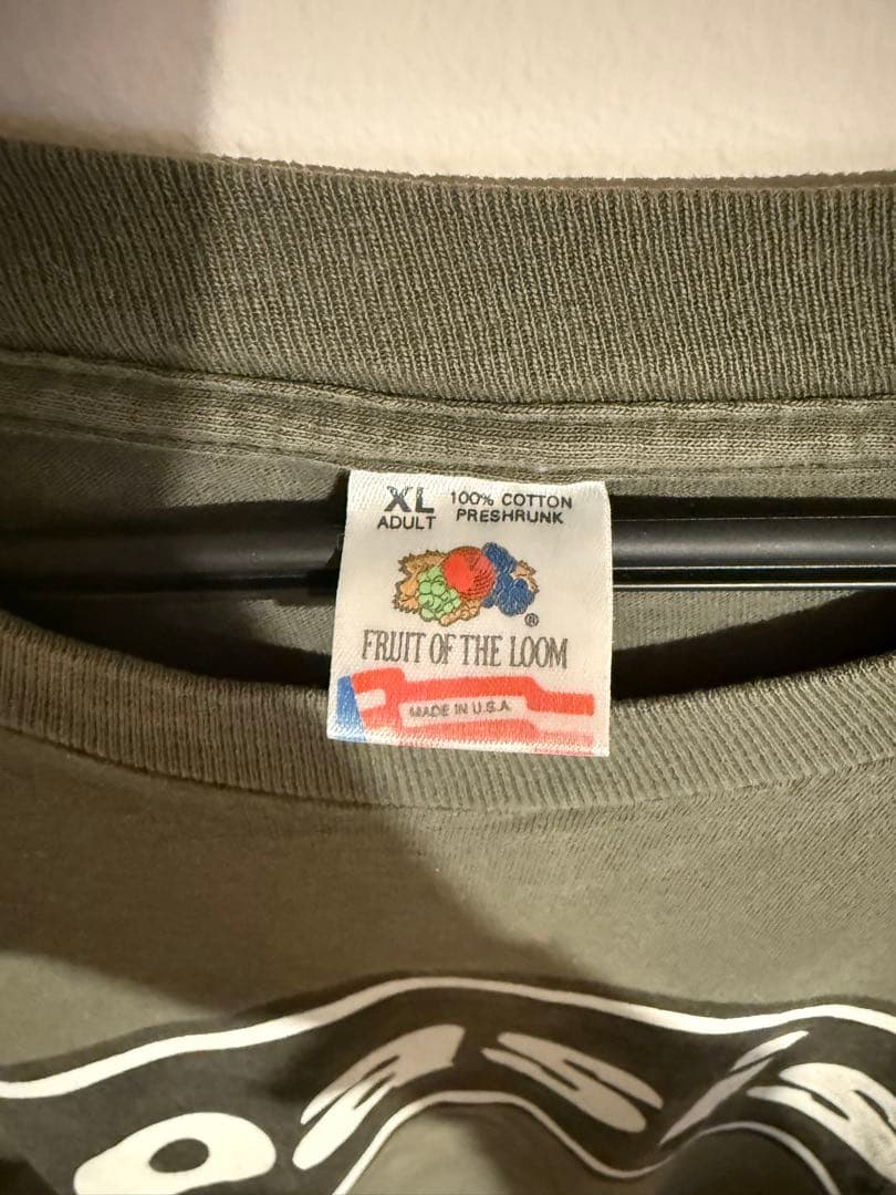 OASIS BOXロゴTシャツ XLサイズ　グリーン