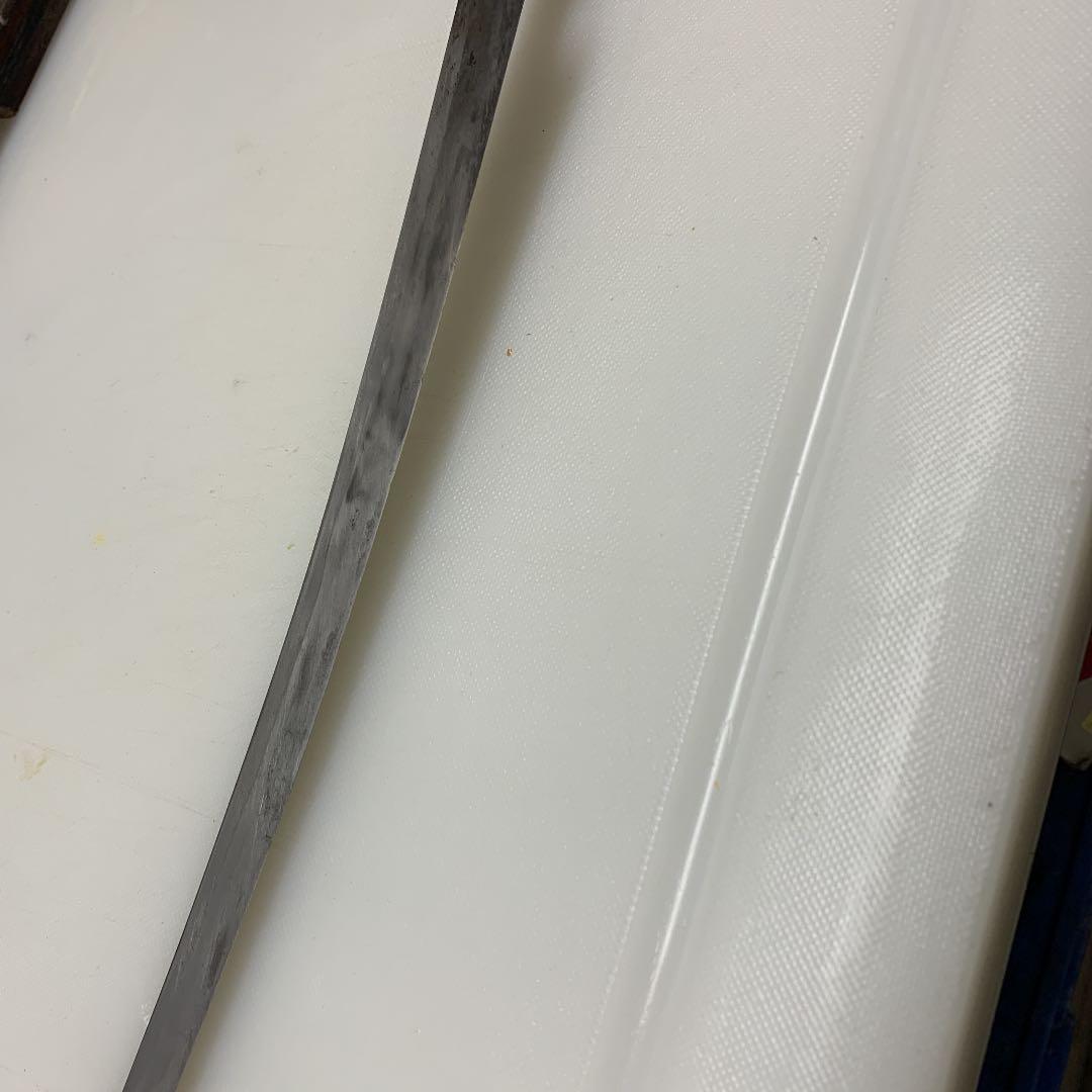 昭和初め、ふぐ引き包丁長さ42センチ。