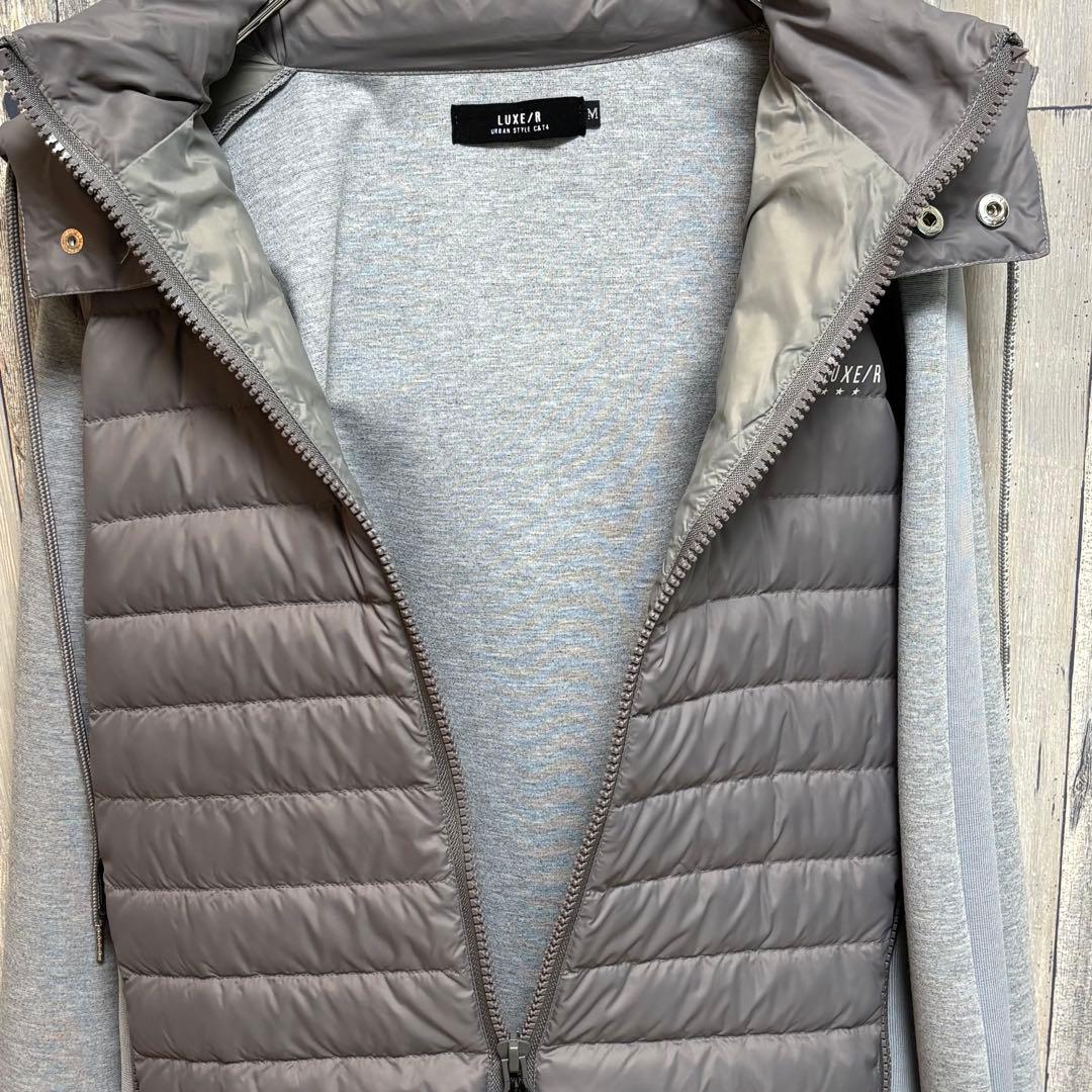 ラグジュ　LUXE/R ジャケット ダウン　2way フード脱着　切り替え