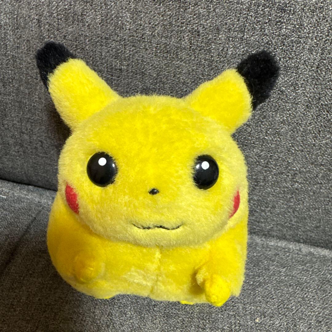 希少♡レトロ　ピカチュウ　音が鳴るぬいぐるみ　赤タグ　笛　ポケモン　初期