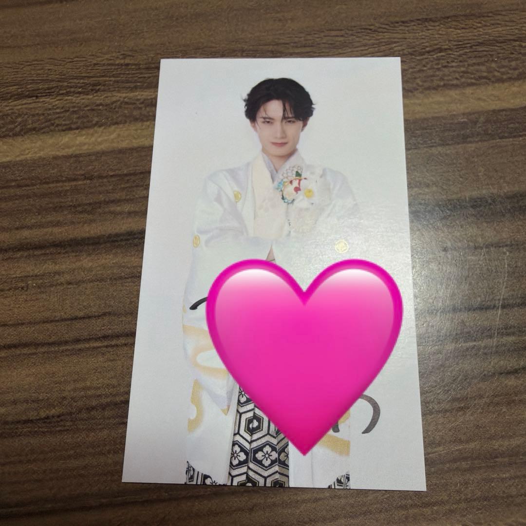 M!LK バクステ　トレカ　スマイルポップ　袴　山中柔太郎　コメサ