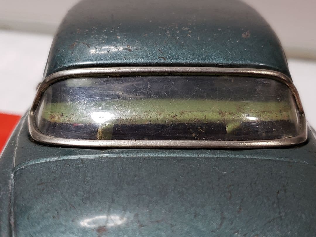 萬代屋　トヨペット クラウン デラックス 　青　ブリキ　箱無し