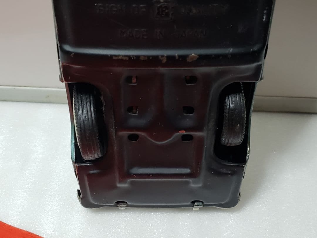 萬代屋　トヨペット クラウン デラックス 　青　ブリキ　箱無し