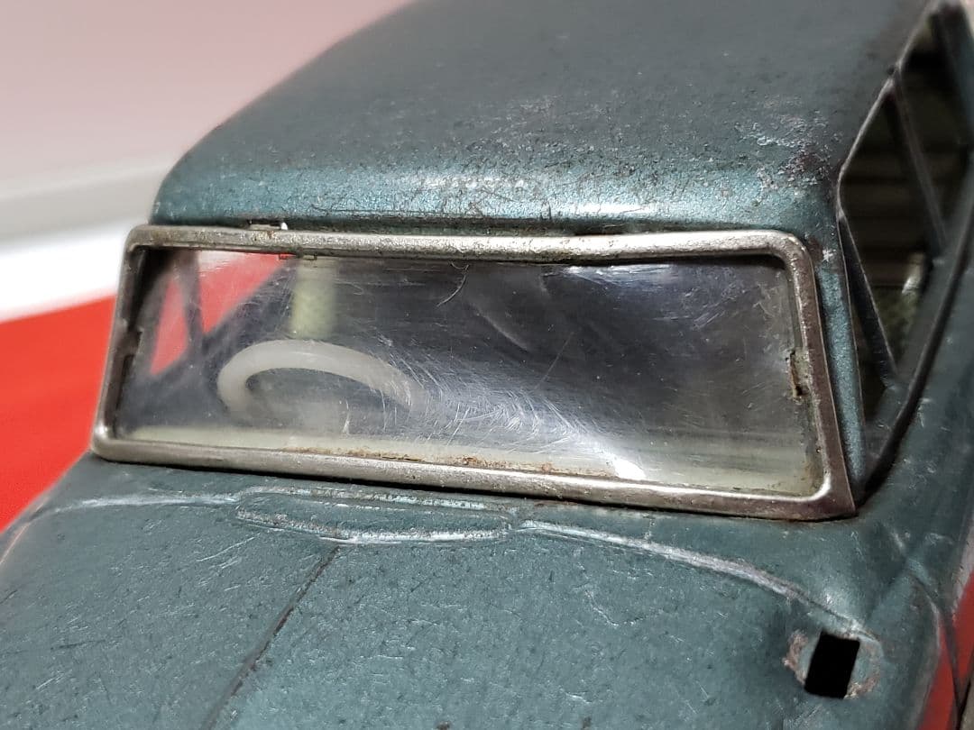 萬代屋　トヨペット クラウン デラックス 　青　ブリキ　箱無し