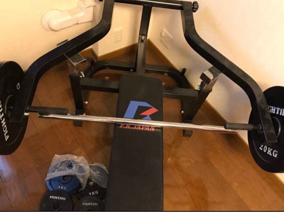 ファイティングロード　セーフティプレスベンチ　プレート付き