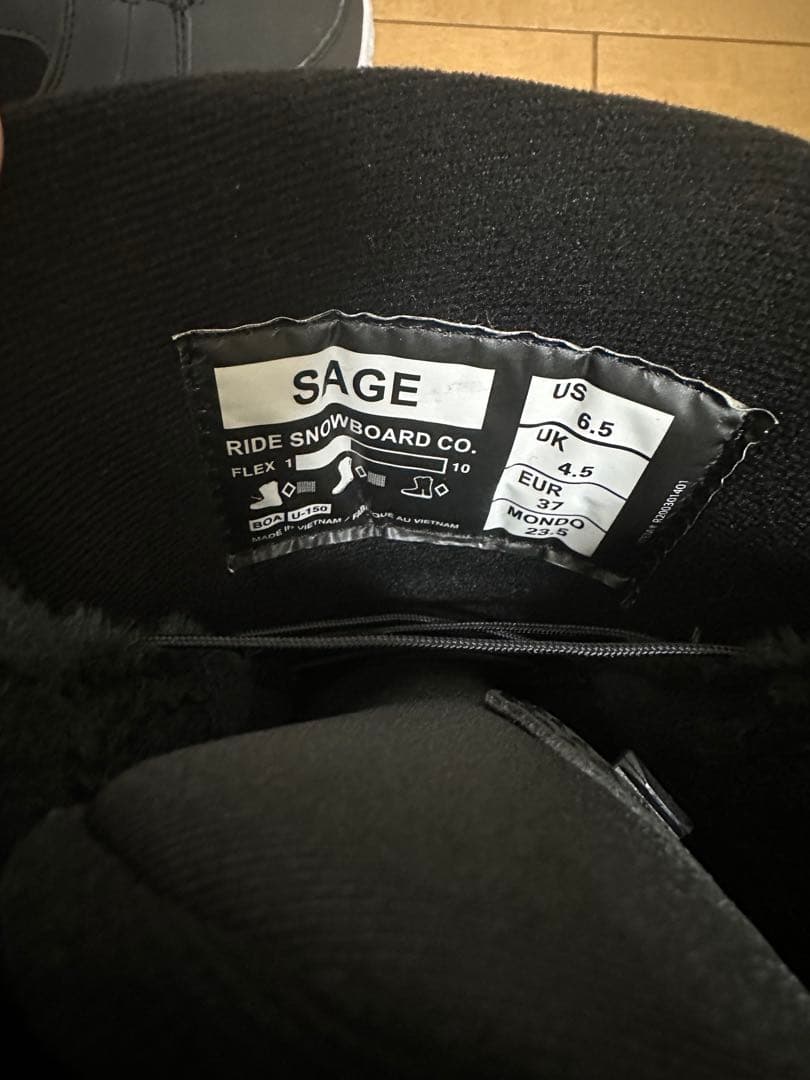 RIDE ライド スノーボードブーツ レディース ブラック