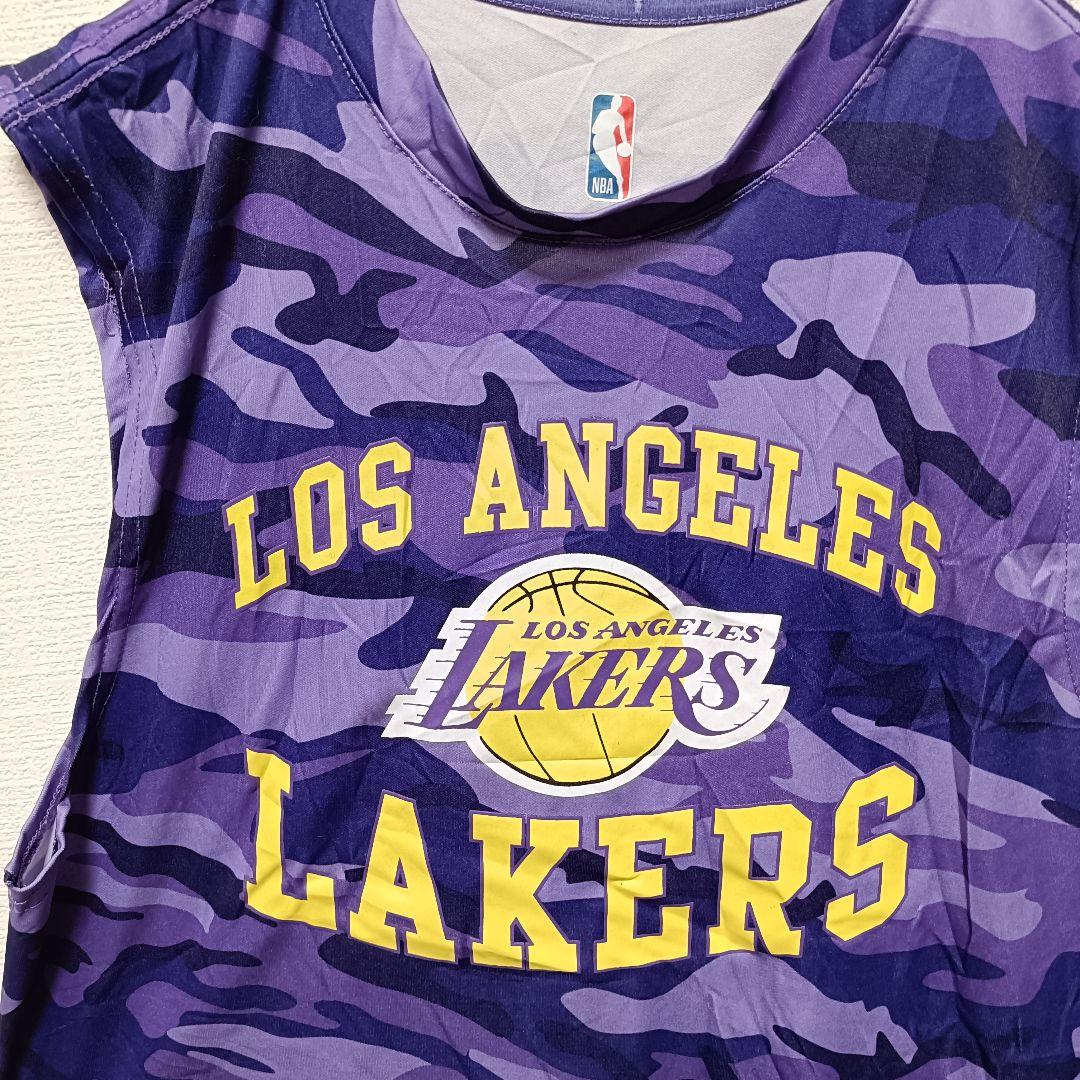 ❤NBA公認 レイカーズ レブロン・ジェームズ 6番 迷彩 タンクトップ 【S】