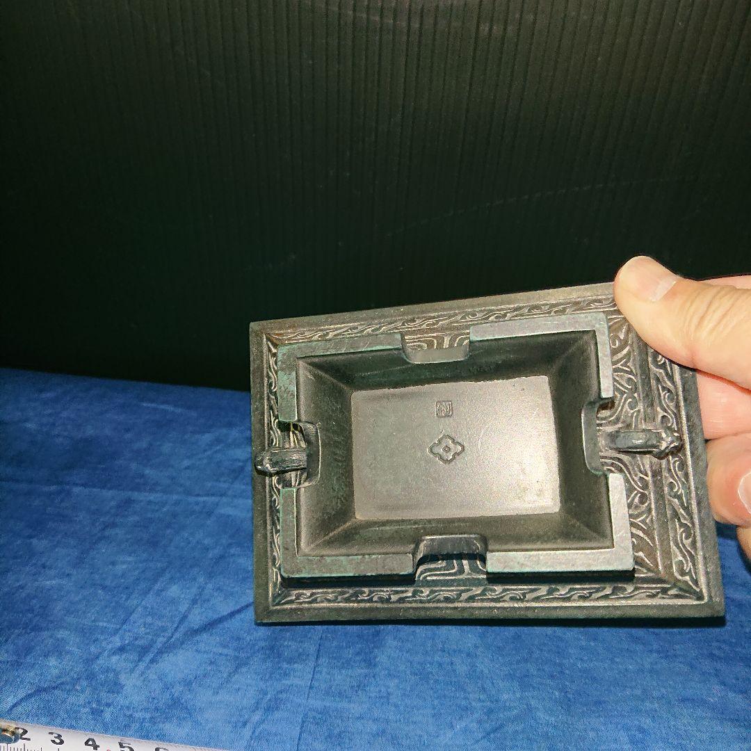 青銅、長方炉金属工芸品