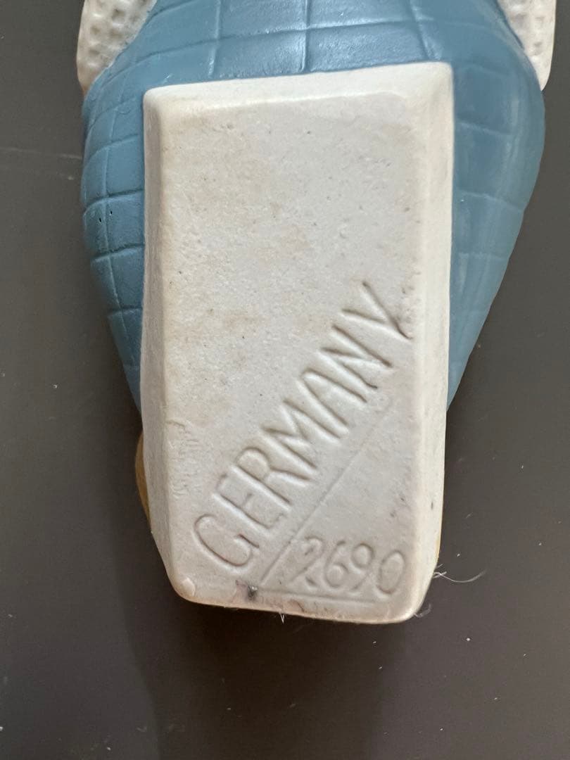 【アンティーク】ドイツ製 グーグリードール 海外作家さんリペイント11cm