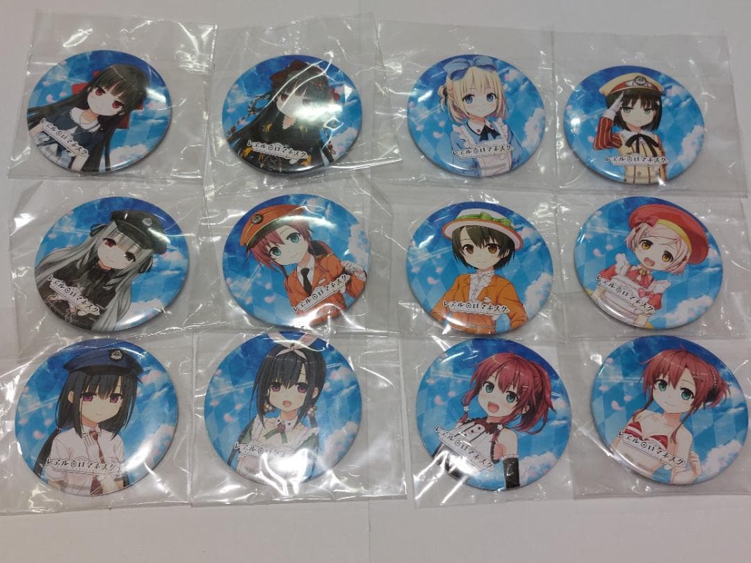 レヱル・ロマネスク origin　コラボカフェ　缶バッジ　まいてつ