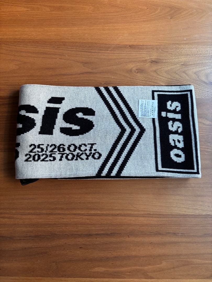 【限定】オアシスlive '25 フットボールマフラー