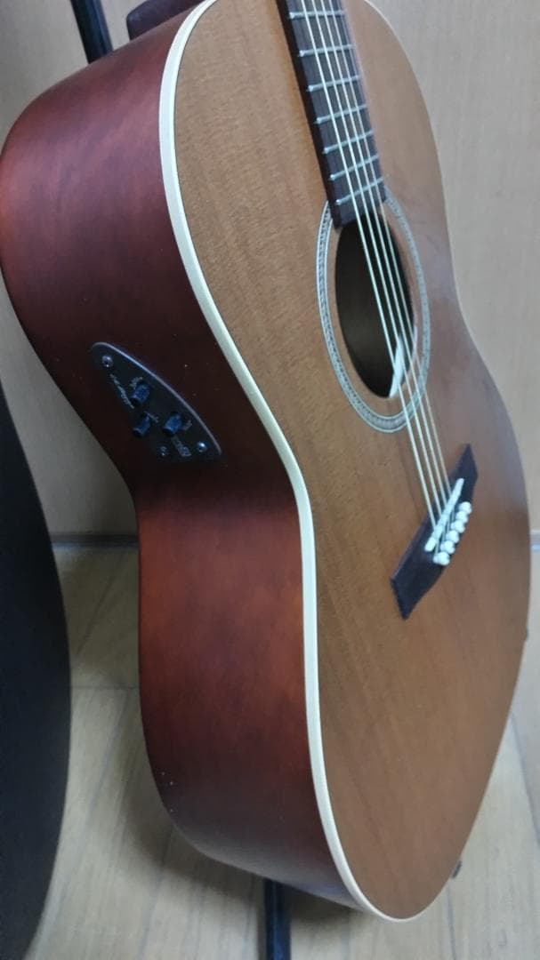 ❤️弦高調整済「シーガル S6+FOLK MEQ エレアコ 」＋ケース　指弾き良