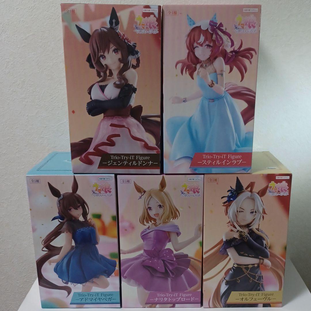ウマ娘 トリオトライトフィギュア ラウワン限定5種セット オルフェーヴル他