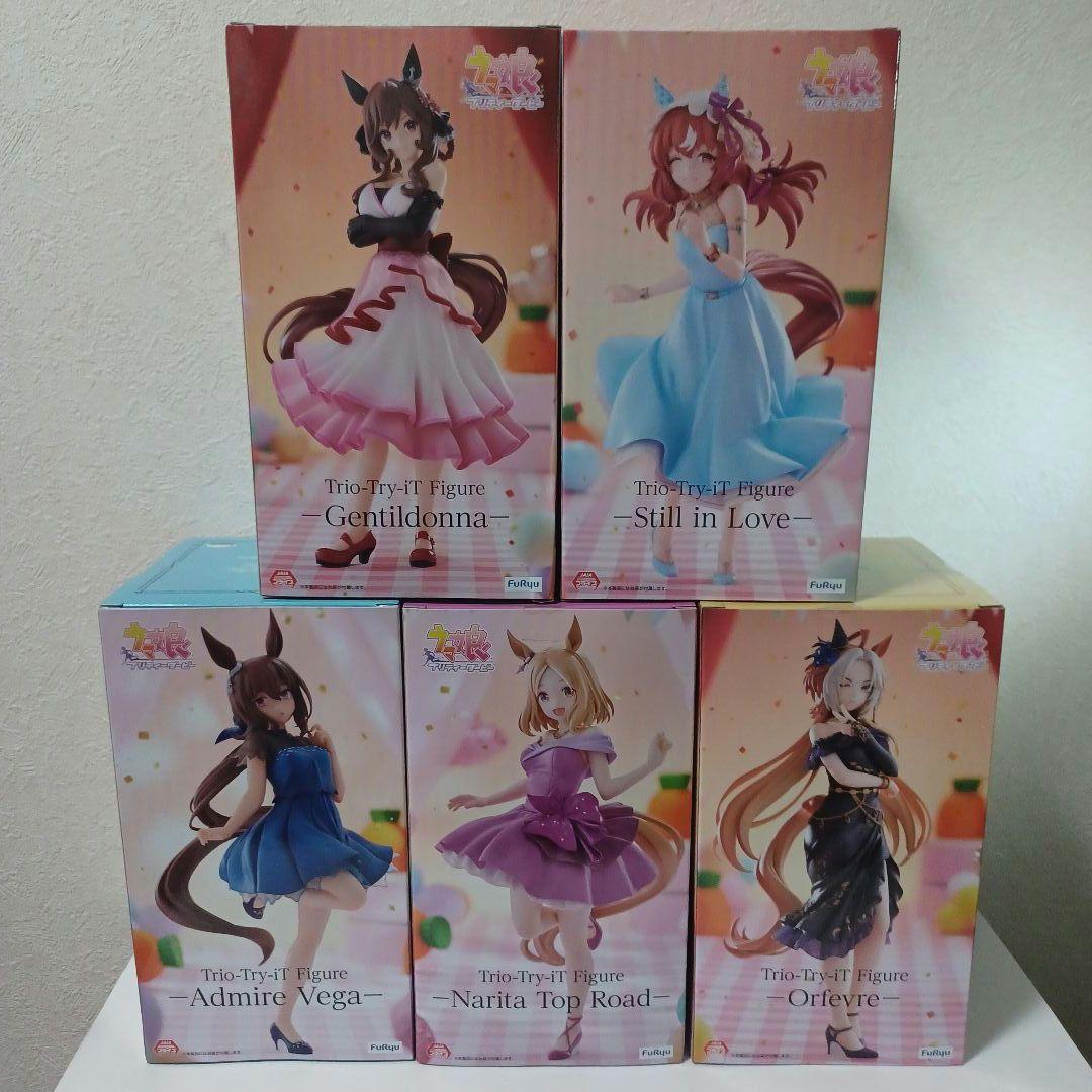ウマ娘 トリオトライトフィギュア ラウワン限定5種セット オルフェーヴル他