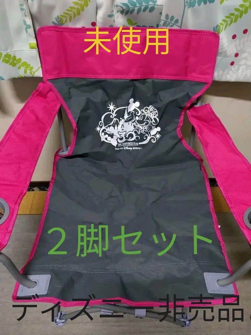 非売品　ロゴス　アウトドアチェア　2脚　東京ディズニーリゾート　30周年　限定品