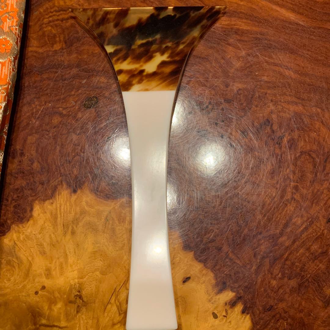 撥　三味線?　水牛？鼈甲？年代品