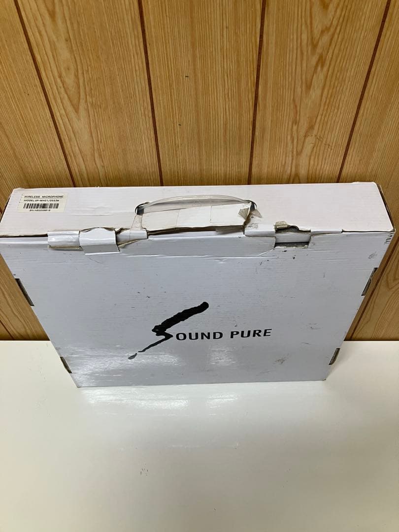 E02 SOUND PURE サウンドピュア ワイヤレスマイク 受信機　付属品有