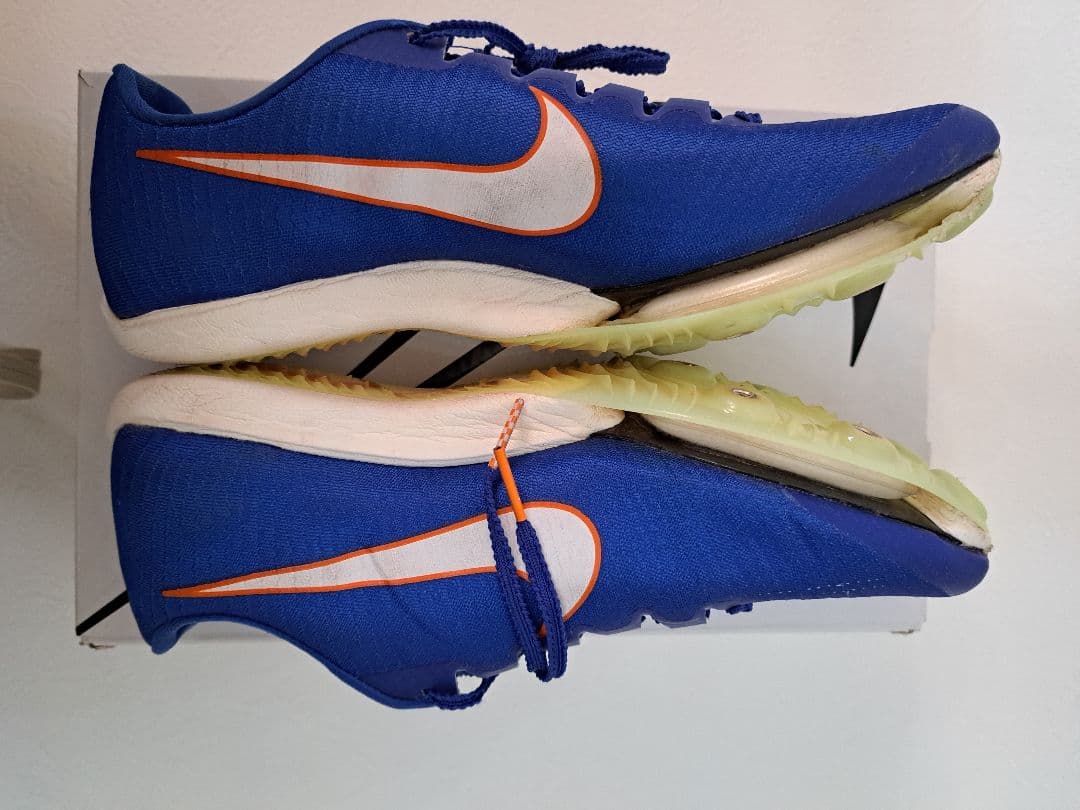 Nike Zoom マックスフライスパイクシューズ 青24.5cm
