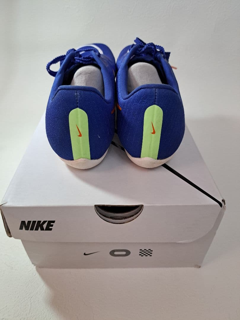 Nike Zoom マックスフライスパイクシューズ 青24.5cm