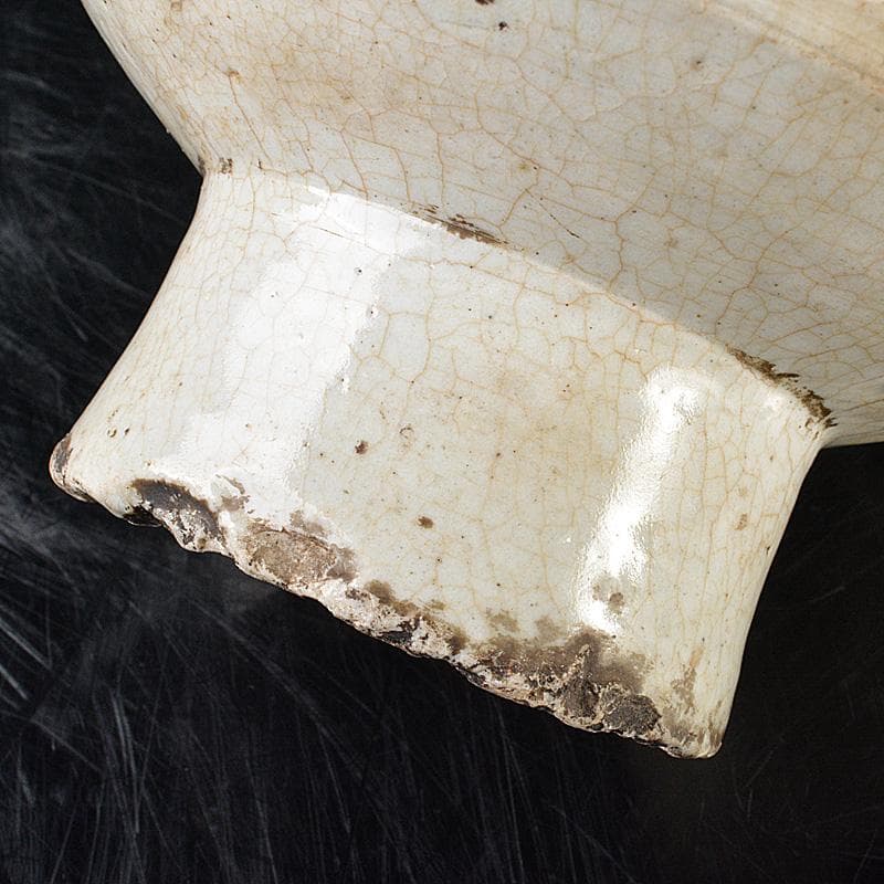 朝鮮美術　李朝　高麗白磁　祭器　C　R6024