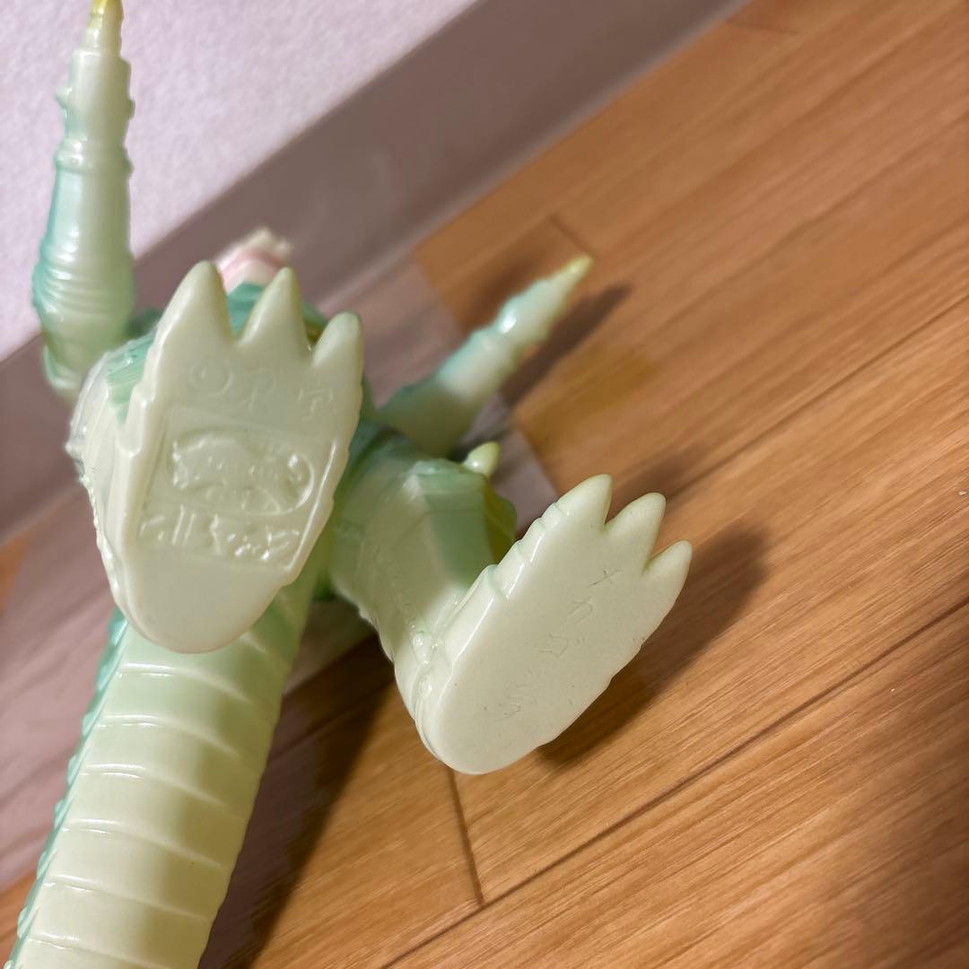 ブルマァク　メカゴジラ　蓄光グリーン　ソフビ　極美品