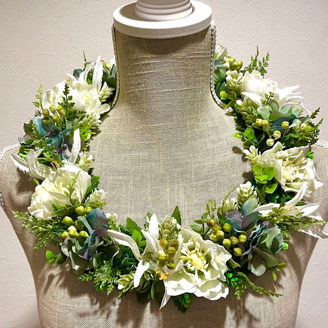 ❤️ 限定1点❤️スパイダーリリーとワイルドローズと木の実のピンクのレイ