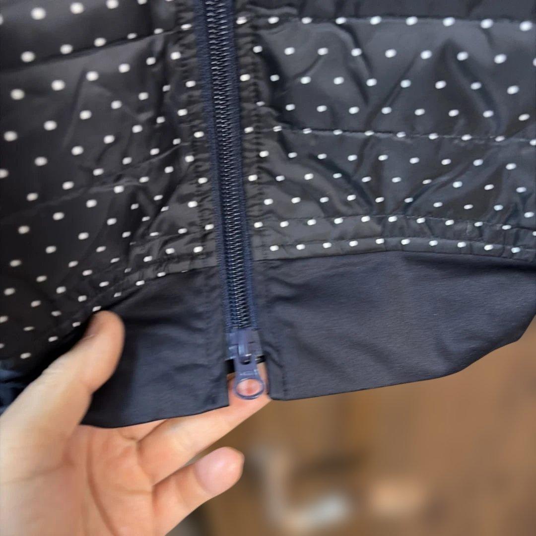 【未使用】BEAMS GOLF ドット柄ジャケット ニット　防寒　コーティング