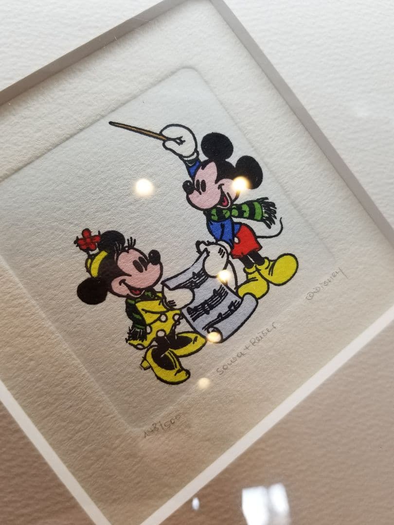 ディズニー ウォルトディズニー ミッキー＆ミニー　絵画