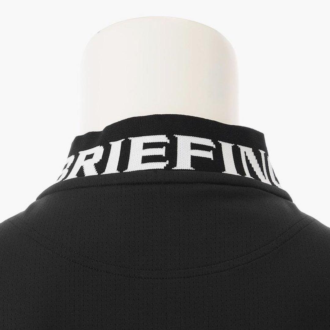 ブリーフィング　MS ネックロゴ　ハーフジップ