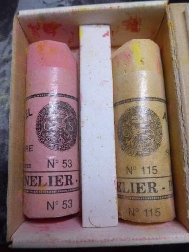 希少！ジャンボサイズ/長さ10cm セヌリエ ソフトパステル38色/総額35万円