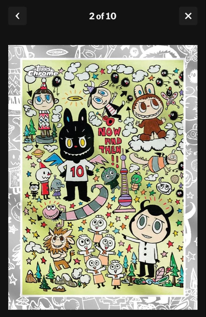 ［Topps Chrome］ Labubu THE MONSTERS 10TH