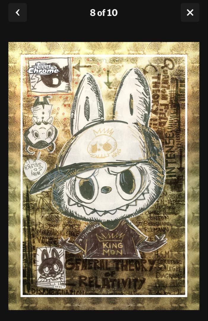 ［Topps Chrome］ Labubu THE MONSTERS 10TH