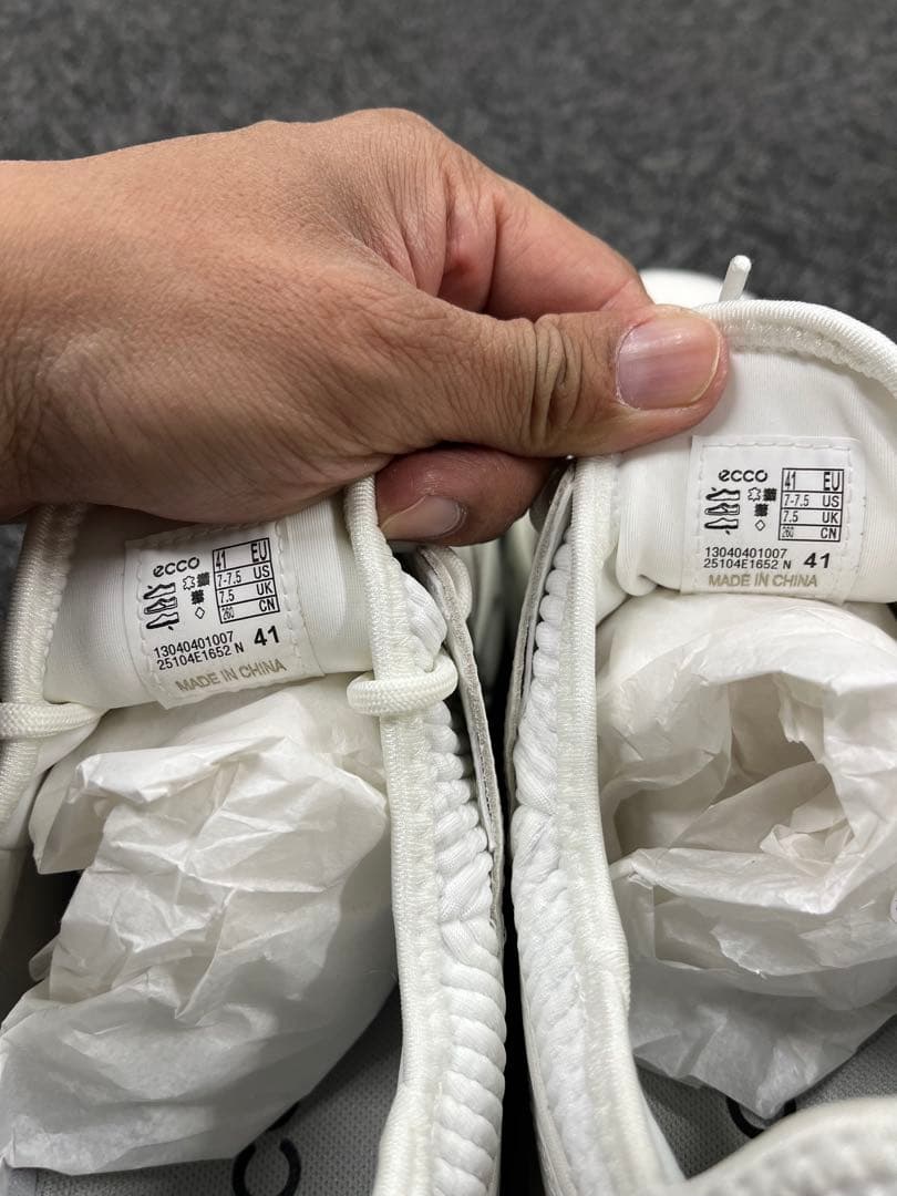 【新品・未使用】ecco BIOM C4 ゴルフシューズ ホワイト