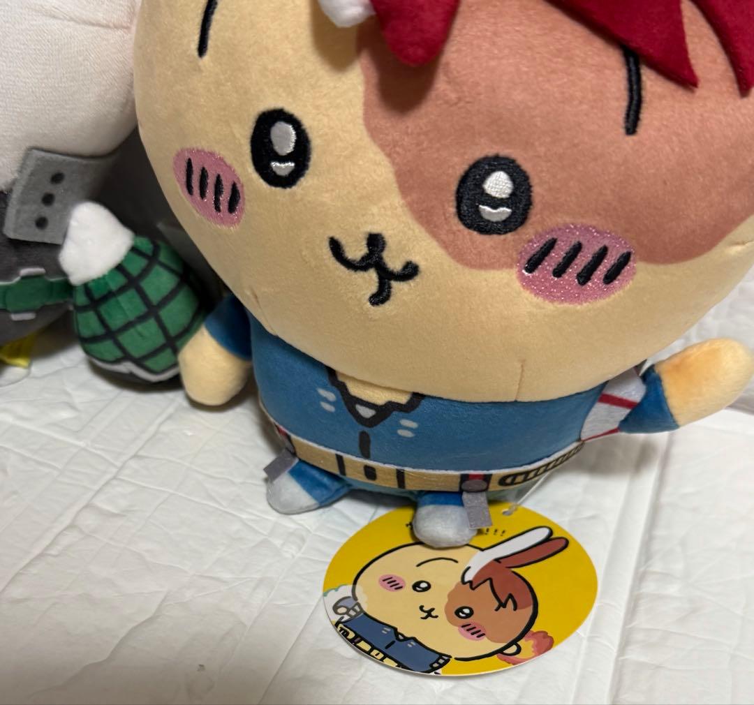 ちいかわ×ヒロアカ コラボぬいぐるみ S ハチワレ爆豪・うさぎ轟 2体セット