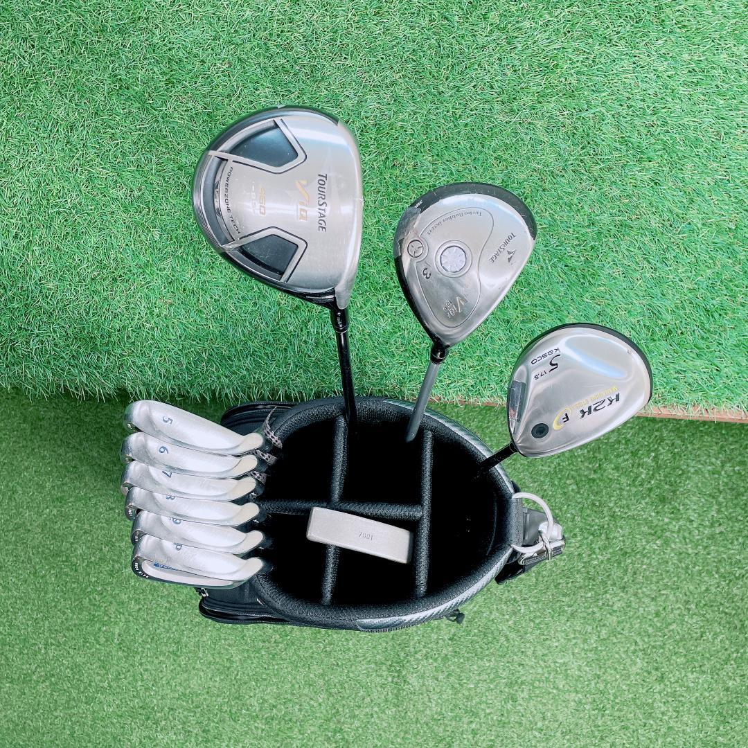 ツアーステージ ViQ 460 メンズ ゴルフクラブ セット 10本 N2230