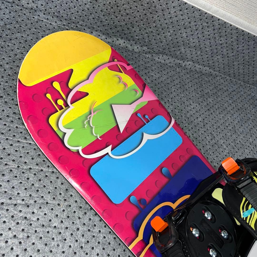 ５回使用 キッズスノーボード 130cm IGNIO×バイン×ダイヤルブーツ