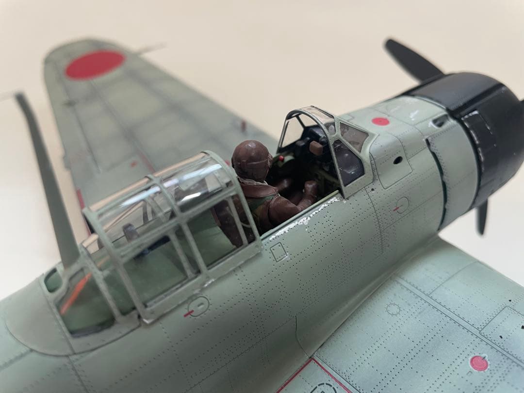 タミヤ1/32 三菱海軍零式艦上戦闘機21型完成品