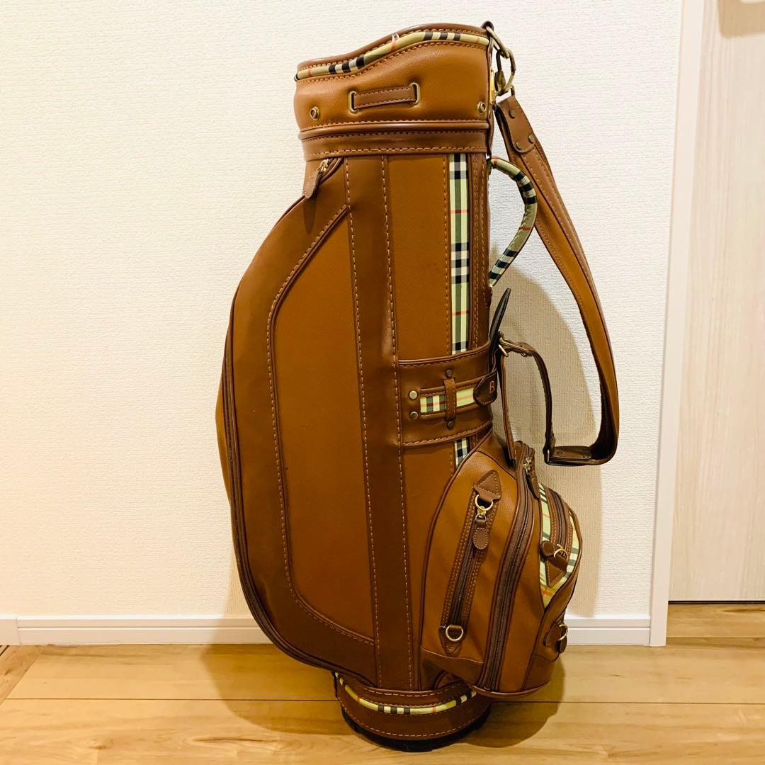 BURBERRY バーバリー キャディバッグ ヴィンテージ ノバチェック レザー