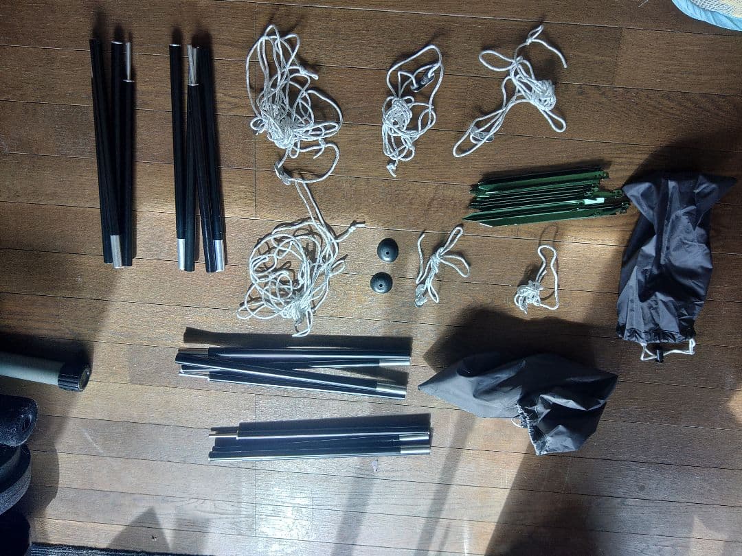 バンドック ソロベースex 二股ポールと前幕セット